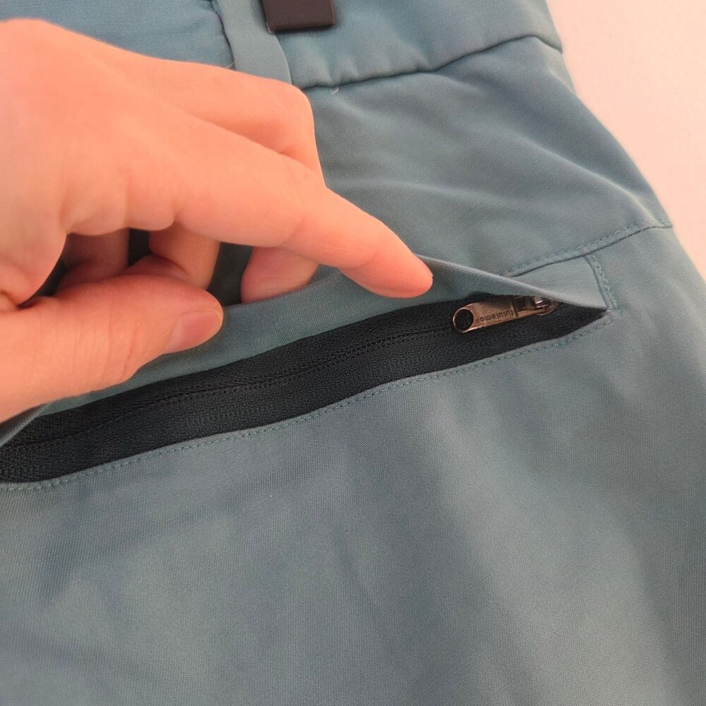 Lululemon Teal Chinos Pants Stretch Performance Pants Golfing Business Casual 32 - Picture 6 of 7